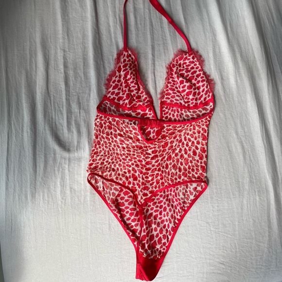 Victoria’s Secret Teddy Bodysuit Red Lips 💋 - Picture 3 of 7